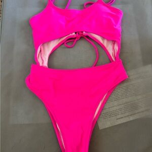 Women’s Pink One Piece Swimsuit